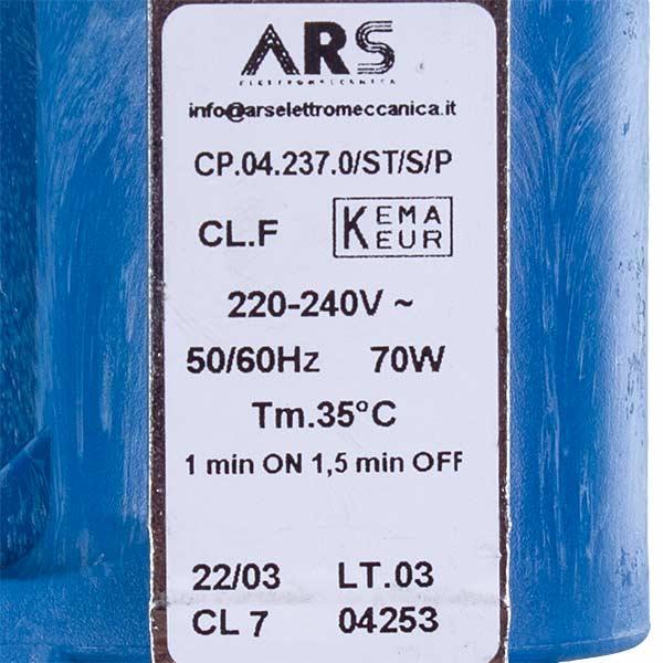 Насос ARS Type CL10 для кавоварок DeLonghi EC9335.BK/ECAM370.70.B/ECAM450.55.G 65W (00000042396) - фото 2 Насос ARS Type CL10 для кавоварок DeLonghi EC9335.BK/ECAM370.70.B/ECAM450.55.G 65W (00000042396) - фото 2