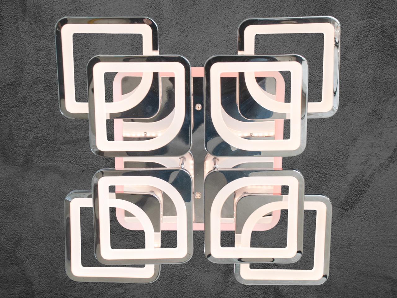 Люстра с диммером и LED подсветкой HS8060-4+4HR-LS 130W на 20 м2 Хром (1488828967) - фото 5 Люстра с диммером и LED подсветкой HS8060-4+4HR-LS 130W на 20 м2 Хром (1488828967) - фото 5