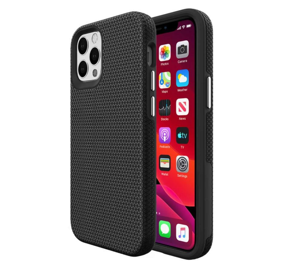 Противоударный чехол Primo Gibrid Armor для Apple iPhone 12 / iPhone 12 Pro - Black - фото 1