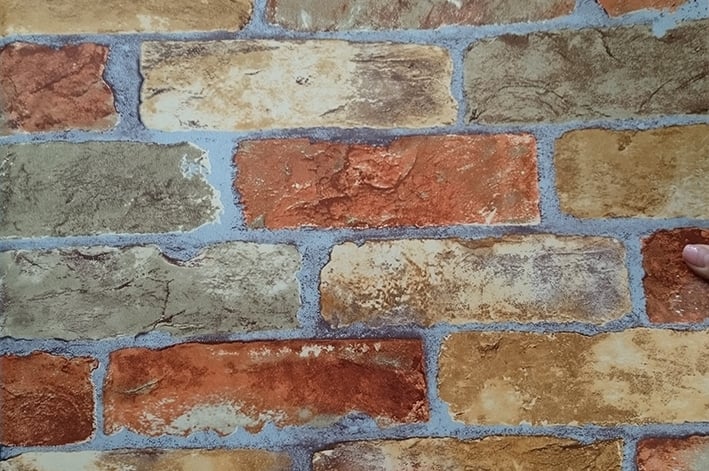 Обои на бумажной основе влагостойкие Шарм 114-01 Лофт 0,53х10 м Красно-коричневый (6348182d545099340e54bf74)