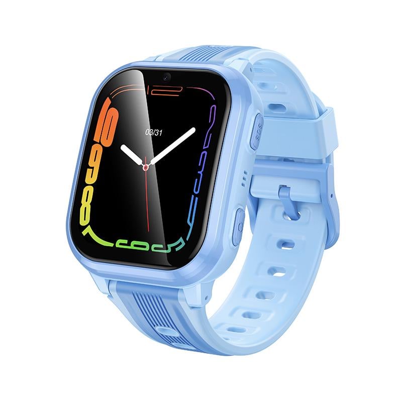 Смарт-годинник дитячий Hoco Y108 4G children phone-watch Blue (6942007680943)