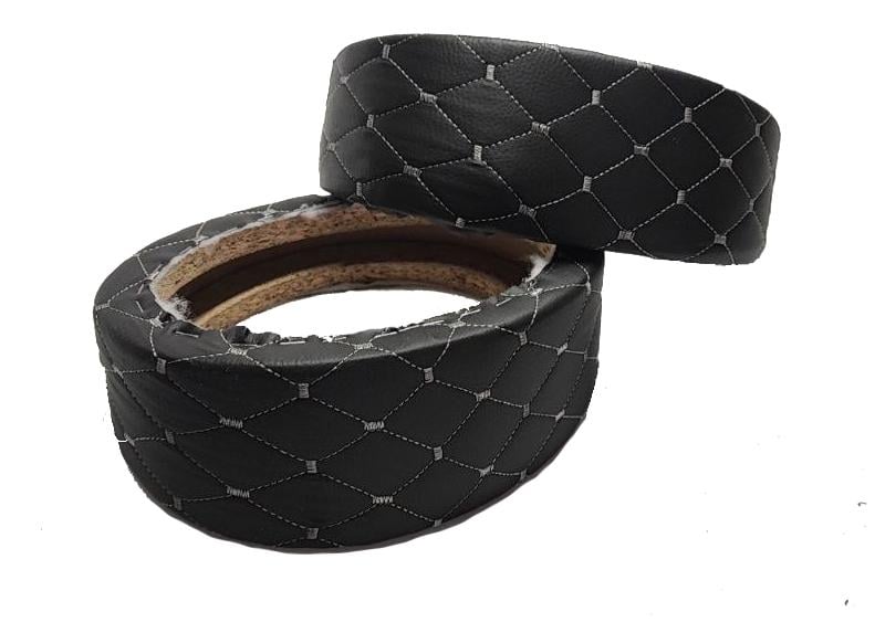 Акустичні подіуми під динаміки універсальні шкірозамінник Чорний/Сірий (17518010)