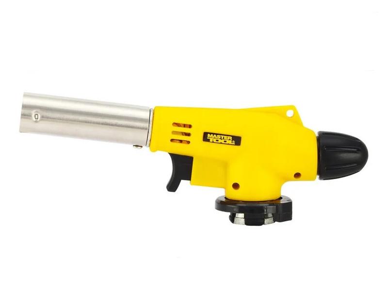 Пальник для газового балона MasterTool Іскра з п'єзопідпалом 20 мм 1300°С (44-5034)