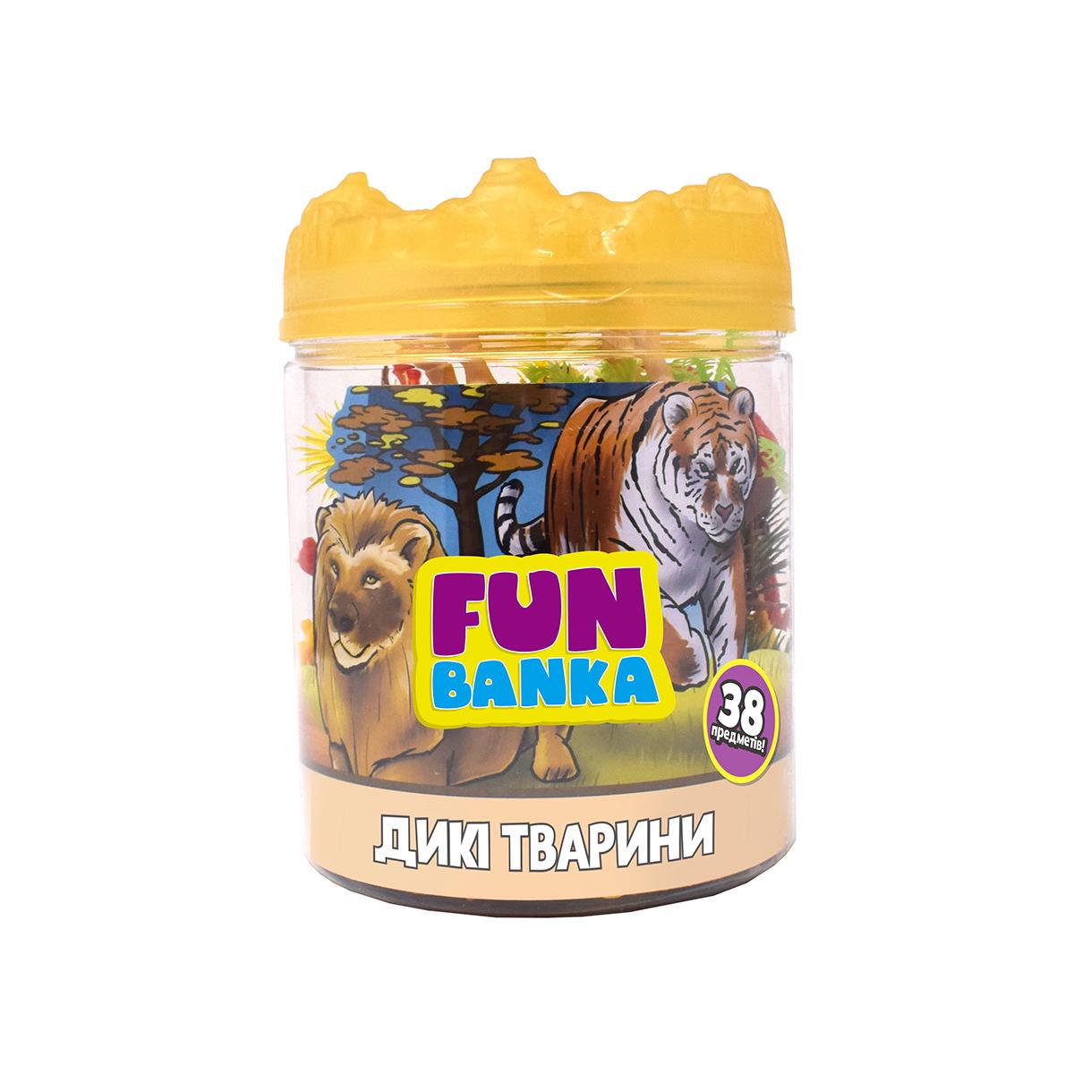 Набір ігровий FUN BANKA Дикі тварини 320385 міні