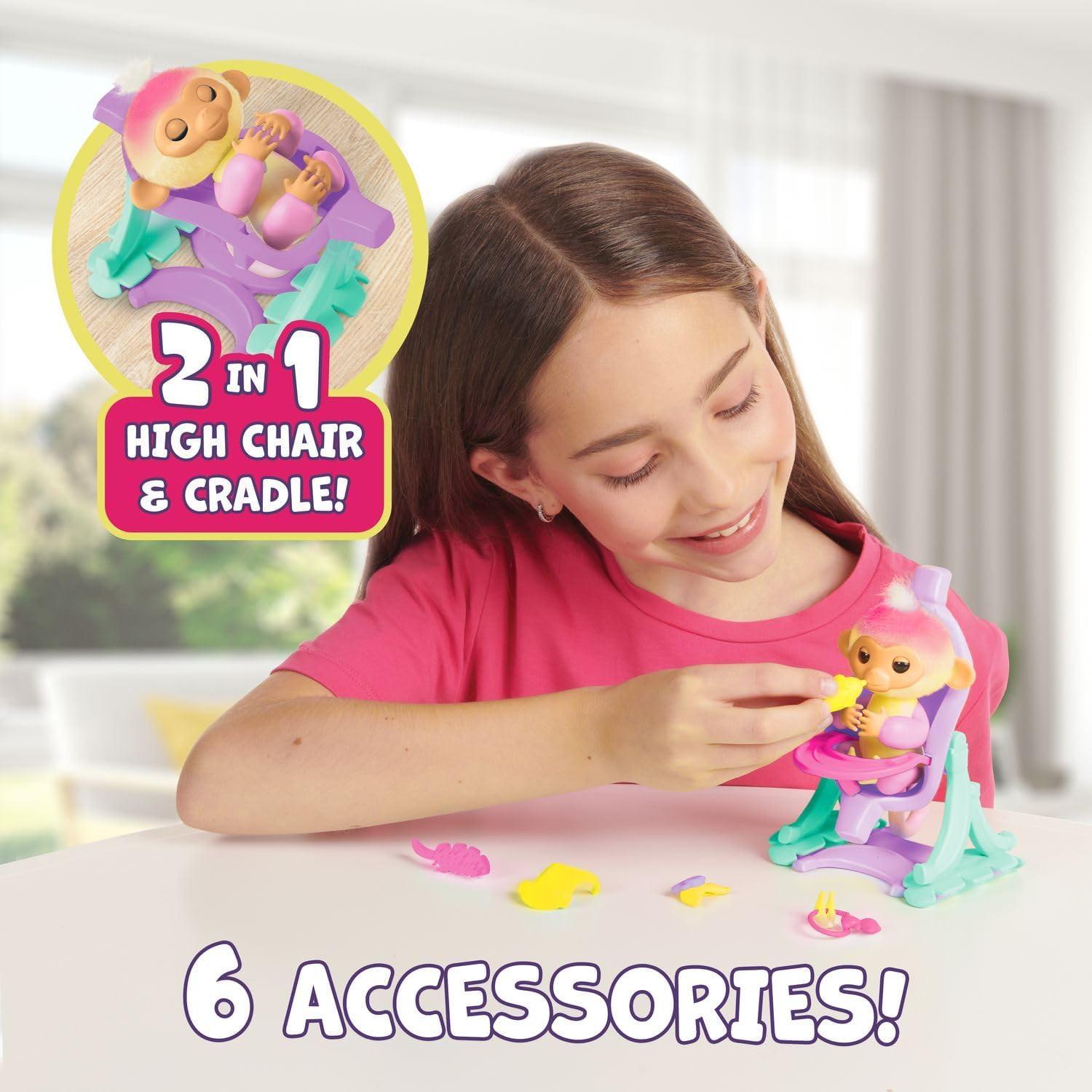 Обезьянка интерактивная Fingerlings 2023 Interactive Baby Monkey Nursery Playset (30357597) - фото 5 Обезьянка интерактивная Fingerlings 2023 Interactive Baby Monkey Nursery Playset (30357597) - фото 5