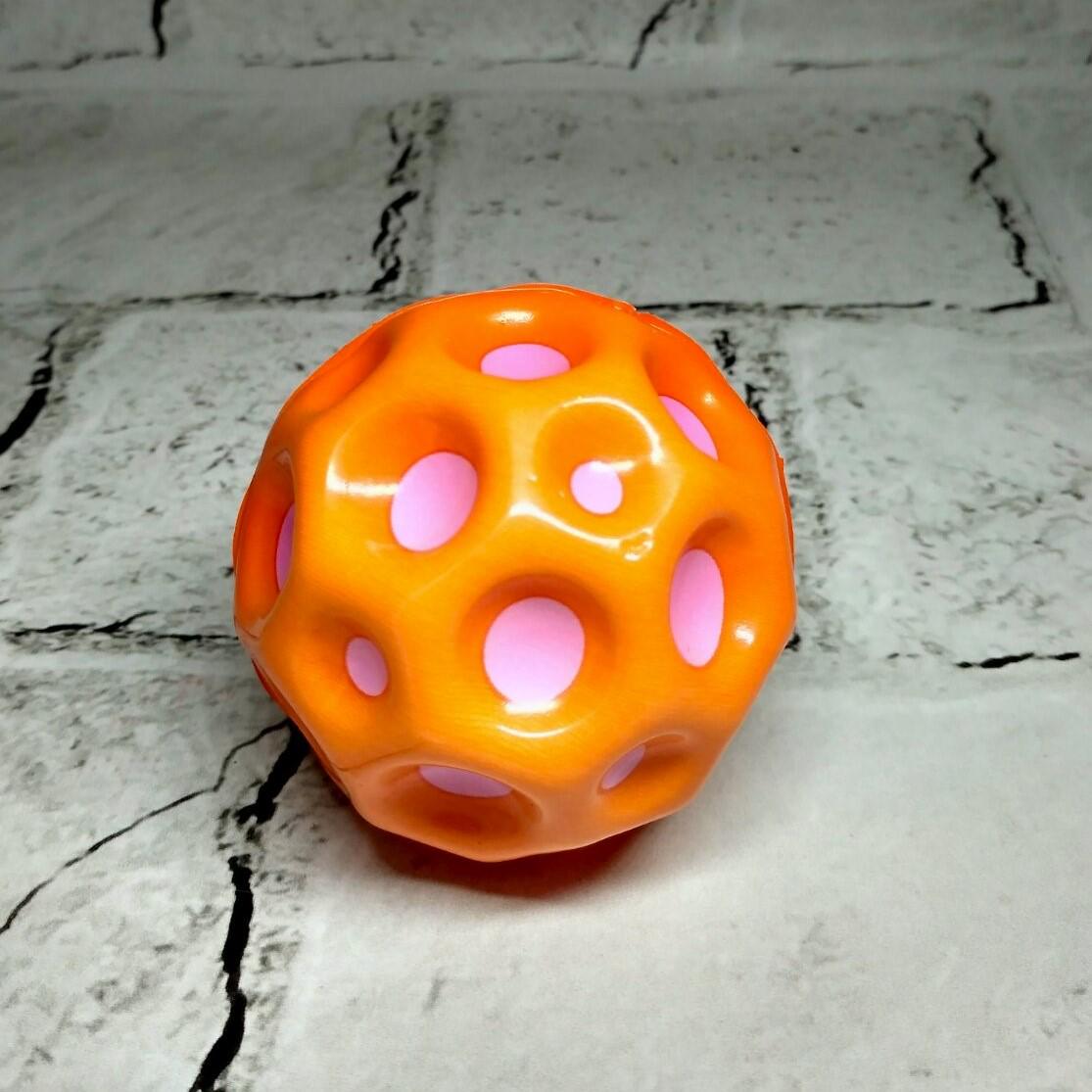 Мячик-антистрес прыгунец Gravity Ball 6,5 см Оранжевый (KA-23-1688-2)
