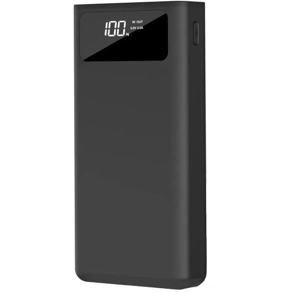 Универсальная мобильная батарея XO PR124 40000mAh с фонариком Black