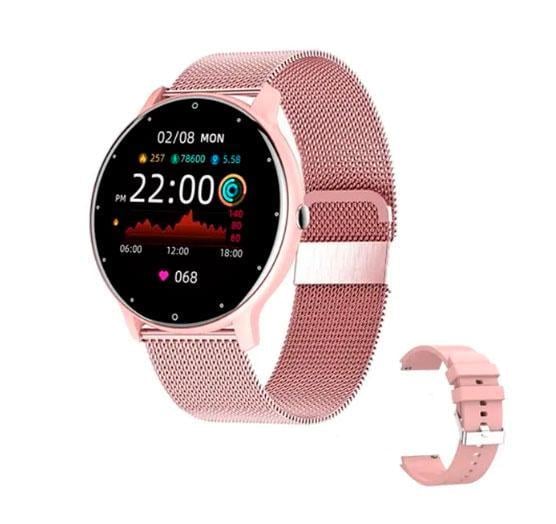 Смарт-часы UWatch Lige водонепроницаемые/противоударные ремешок в подарок Розовый (СГ2) Смарт-часы UWatch Lige водонепроницаемые/противоударные ремешок в подарок Розовый (СГ2)