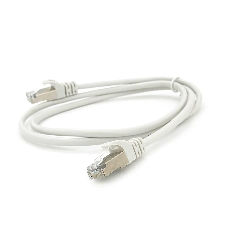 Патч-корд литий Merlion FTP RJ45 Cat,5e 1 м CU Q200 Сірий
