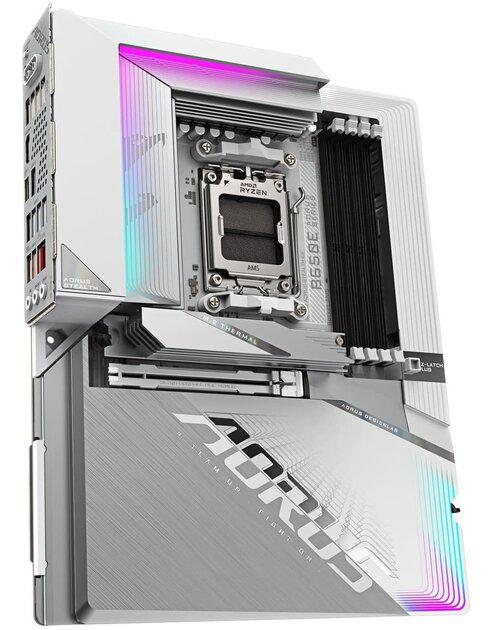 Материнская плата Gigabyte B650E AORUS STEALTH ICE sAM5/USB-C/2.5 - фото 2