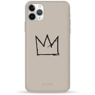 Чехол накладка Pump Silicone Minimalistic Case for iPhone 12/12 Pro, Crown