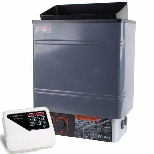 Електрокам'янка Amazon AM90MI 9 кВт 13 м.куб 380 В з пультом CON4 (1468)