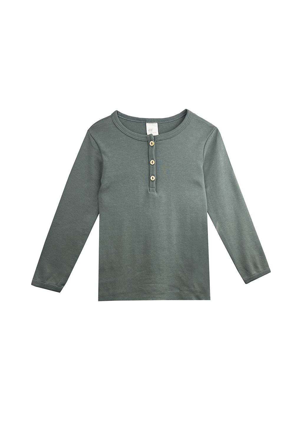 Лонгслив H&M 86 см Зеленый (8599263b50)