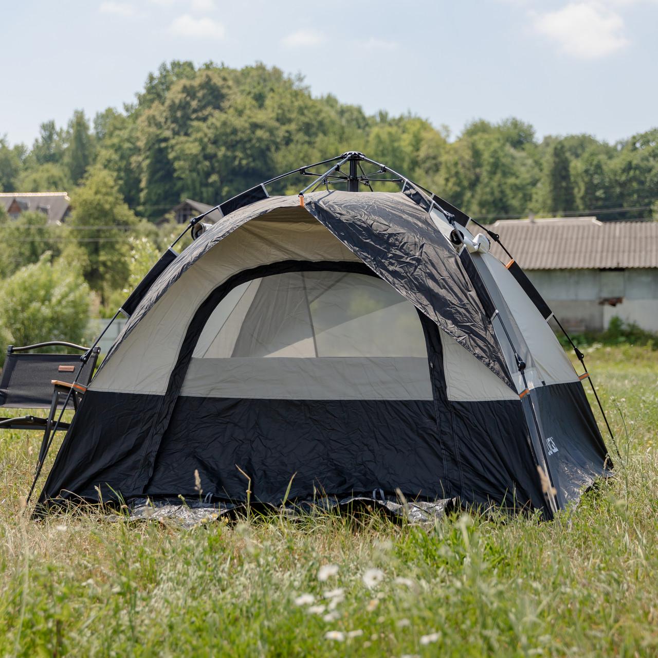 Намет автоматичний LU-016B тримісний 2x2 м Чорний (7457) - фото 4 Намет автоматичний LU-016B тримісний 2x2 м Чорний (7457) - фото 4