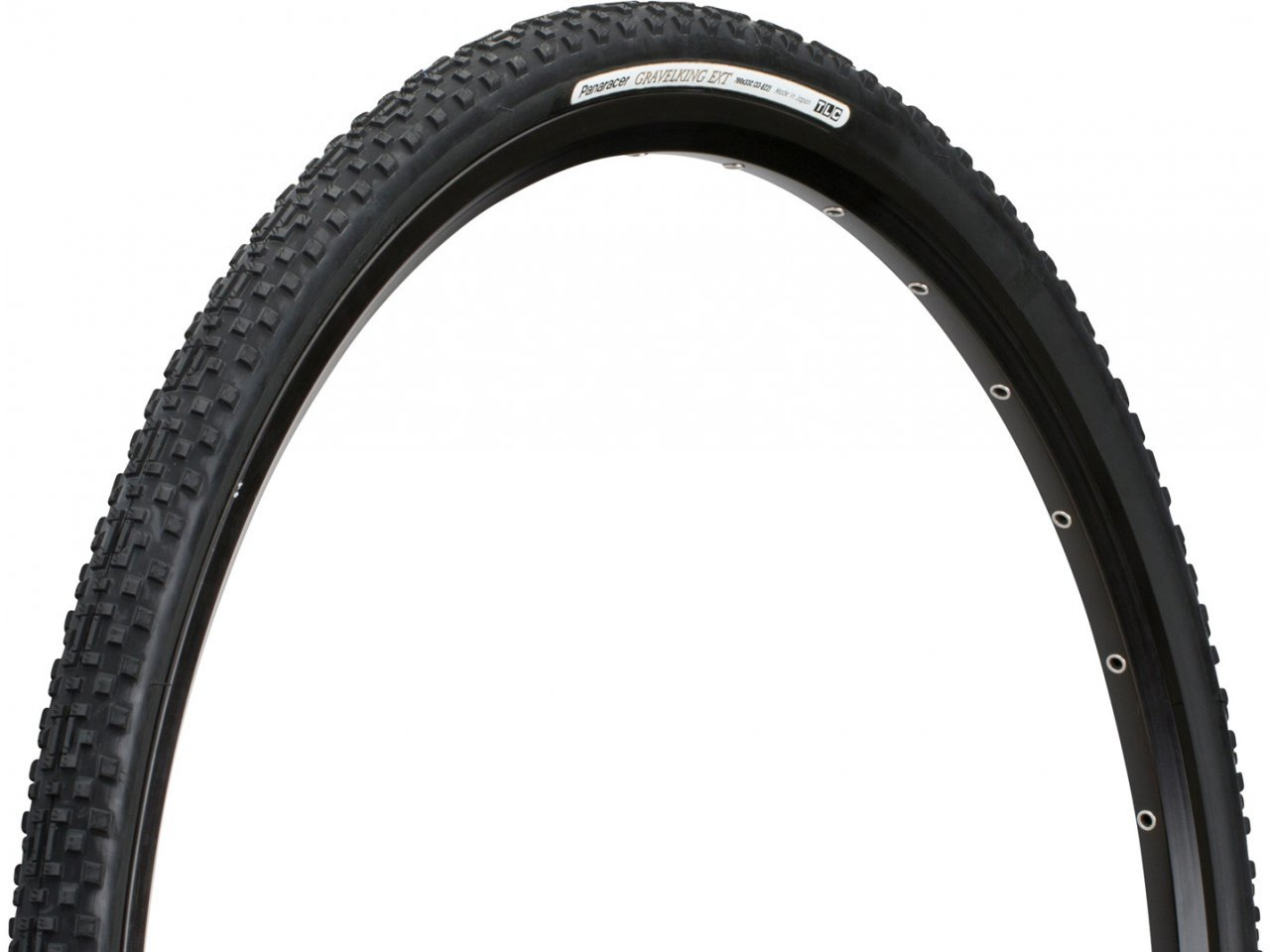 Велопокришка Panaracer 700x38C GravelKing EXT складена Чорний (RF738-GKEXT-B)
