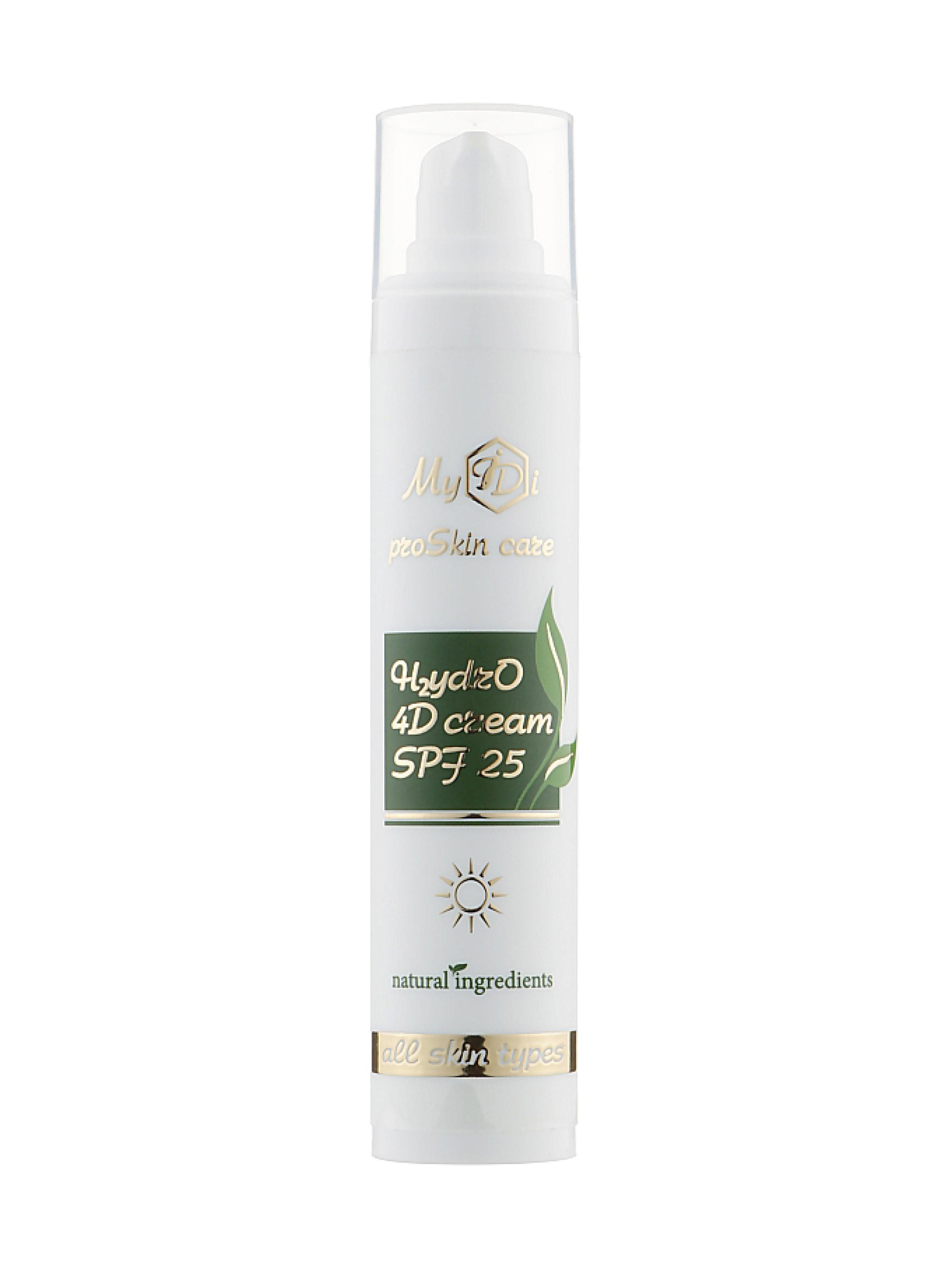 Крем денний зволожуючий 4D MyIDi H2ydrO 4D cream SPF 25 50 мл (4821284851050)