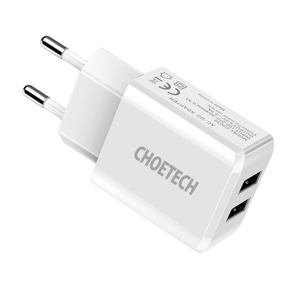 Зарядное устройство Choetech C0030 5 V 2 A USB Wall Charger - фото 3 Зарядное устройство Choetech C0030 5 V 2 A USB Wall Charger - фото 3