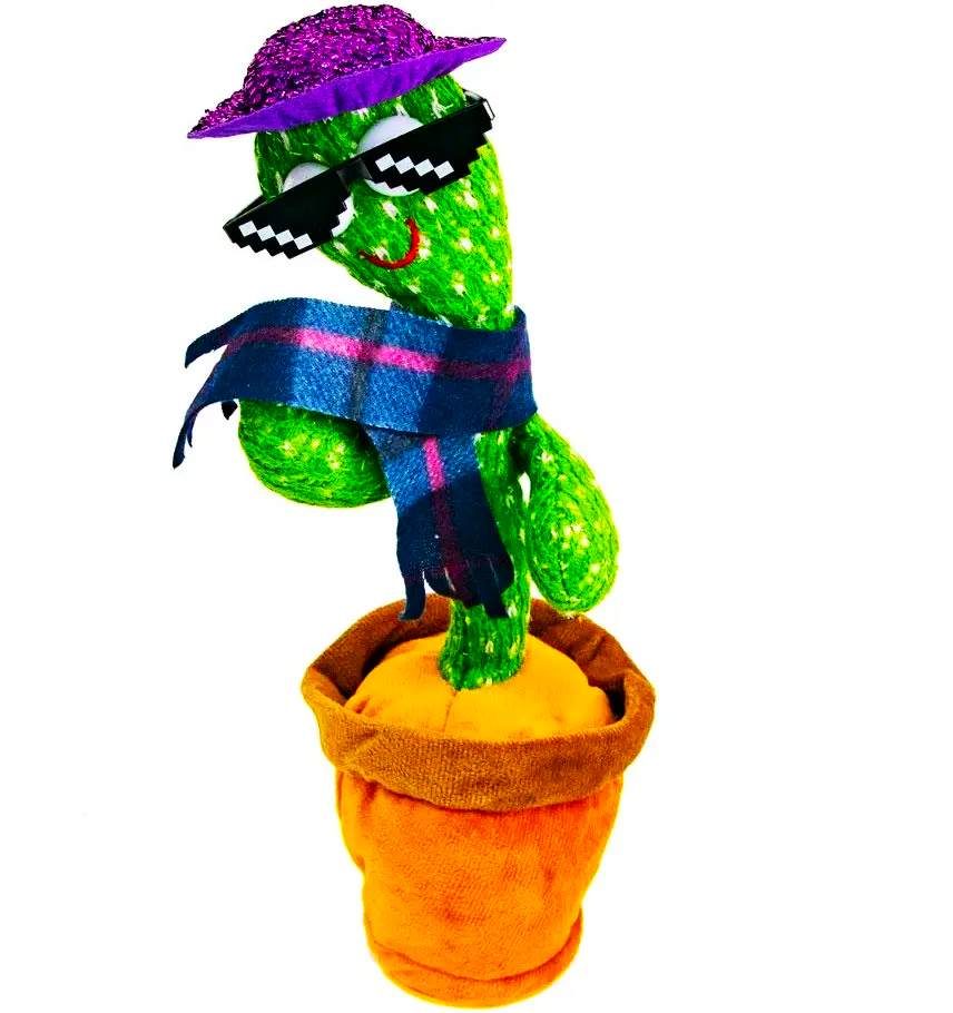 Кактус співаючий в окулярах і капелюсі (22691596)