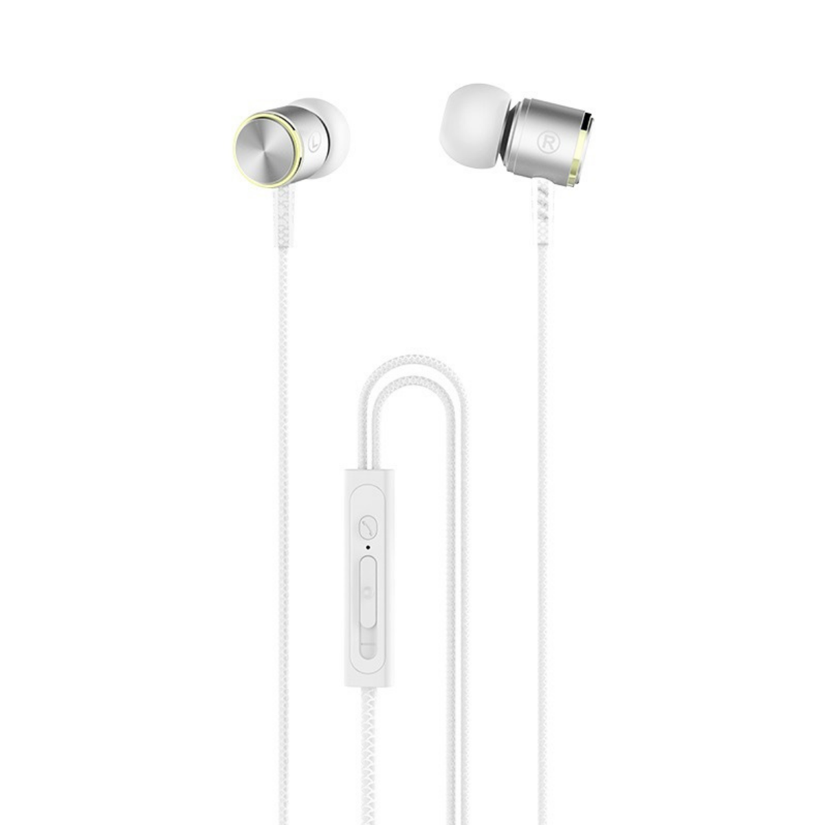 Навушники Hoco M42 Ice rhyme wire control earphones з мікрофоном Silver Навушники Hoco M42 Ice rhyme wire control earphones з мікрофоном Silver