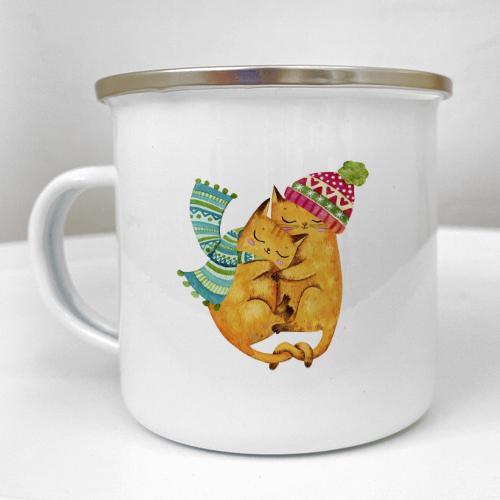 Кружка металлическая Camper "Ти зігріваєш моє серце" 250 мл (KRM_23S064)