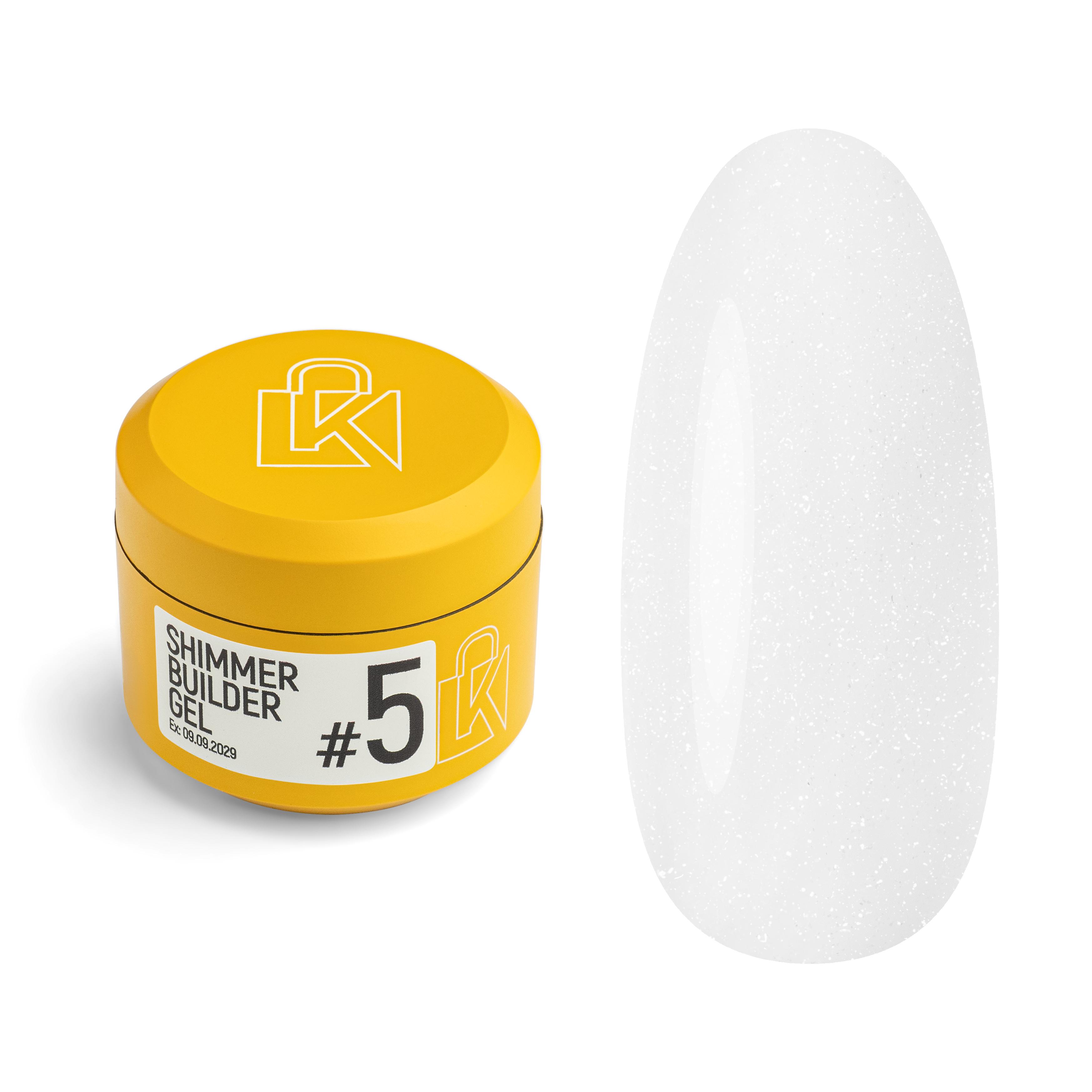 Гель для наращивания Kupiuviti Shimmer Builder Gel №05 30 мл