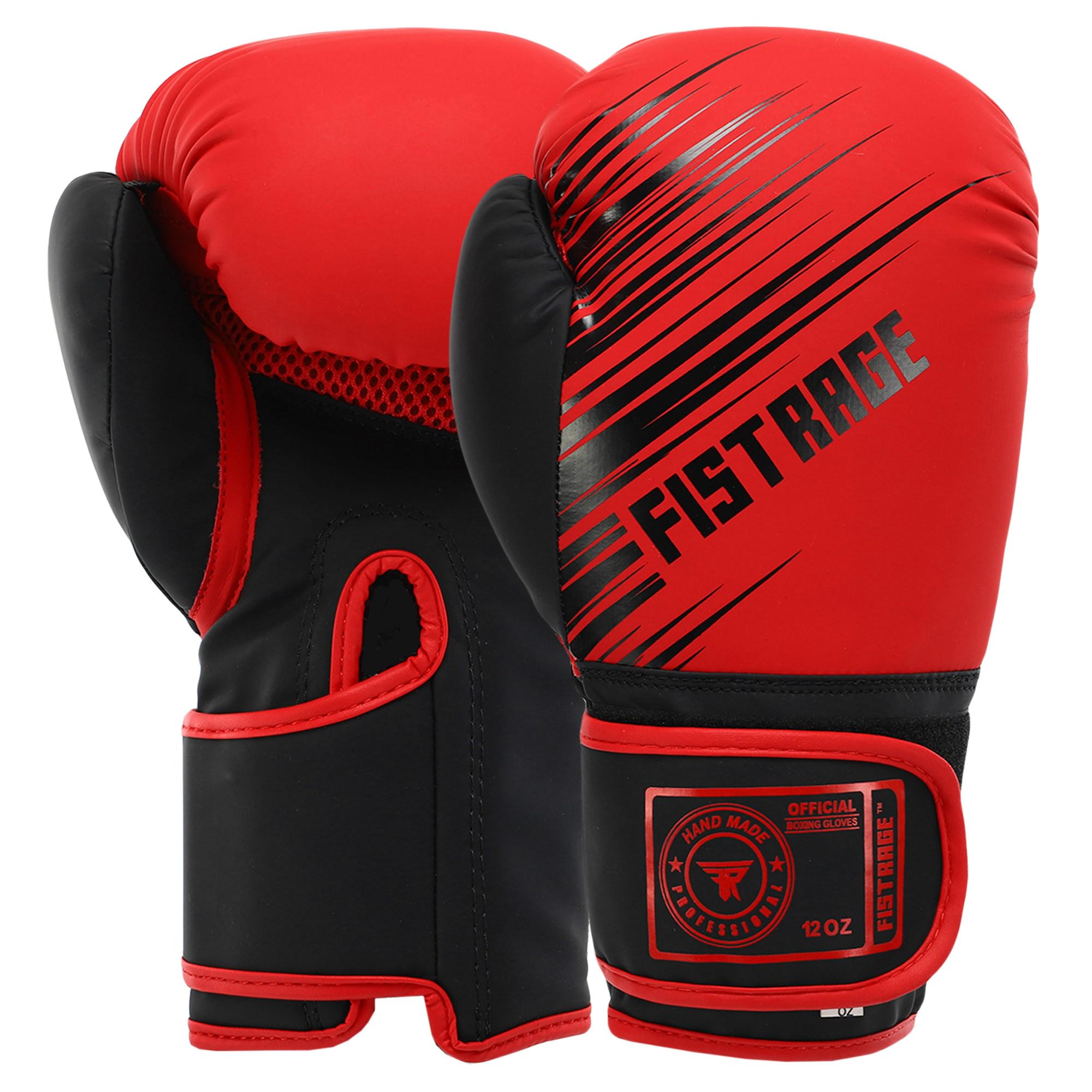 Рукавички боксерські FLEX FISTRAGE (VL-9734_Червоний-чорний_10_унц) Рукавички боксерські FLEX FISTRAGE (VL-9734_Червоний-чорний_10_унц)