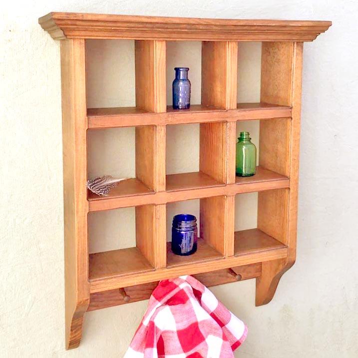 Полка для ванной из дерева Хилесхайм Сиена (ВНП/015305)