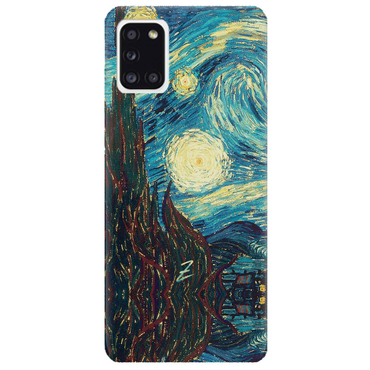 Силиконовый чехол Zorrov для Samsung Galaxy A31 - Starry Night (14110040082088765) - фото 1