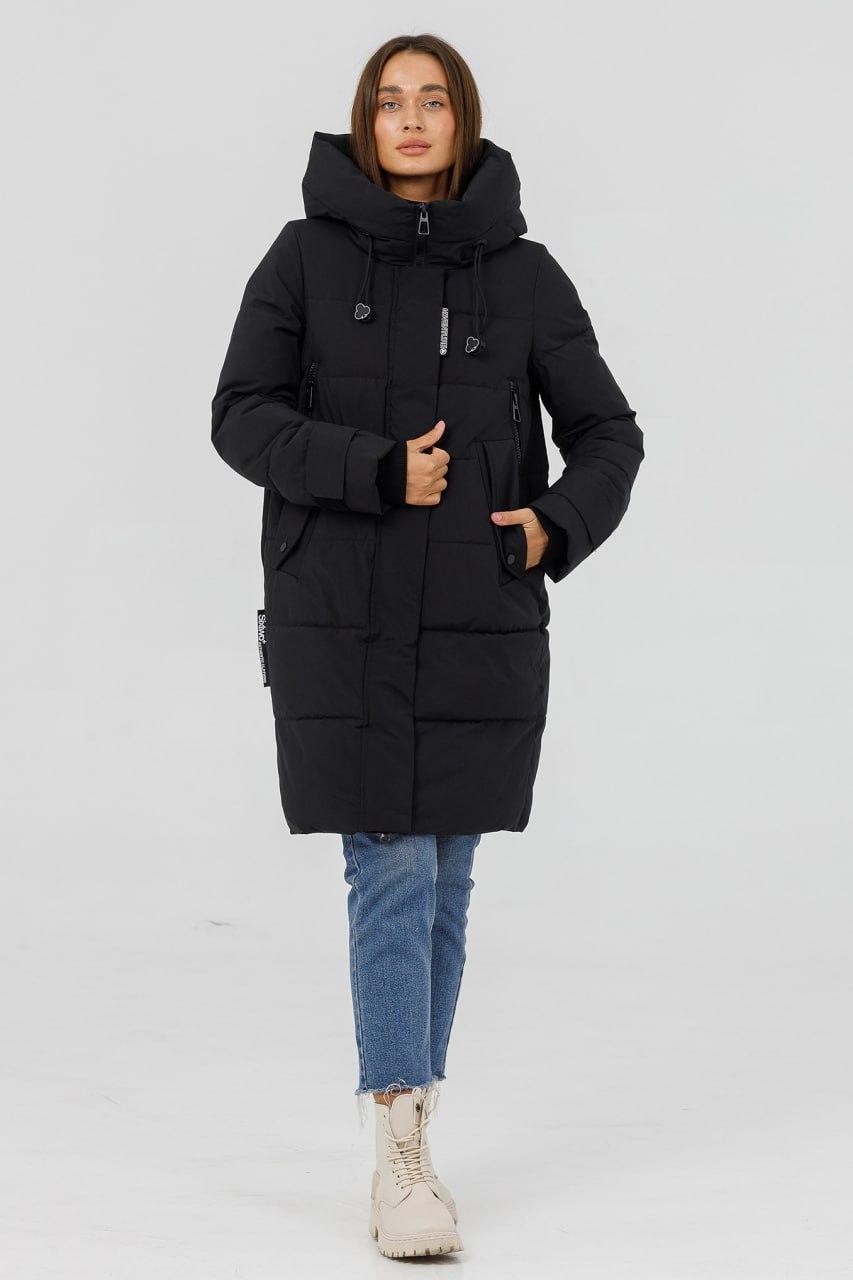 Куртка-парка зимова Foda р. 42 Черный (29542s\42) Куртка-парка зимова Foda р. 42 Черный (29542s\42)