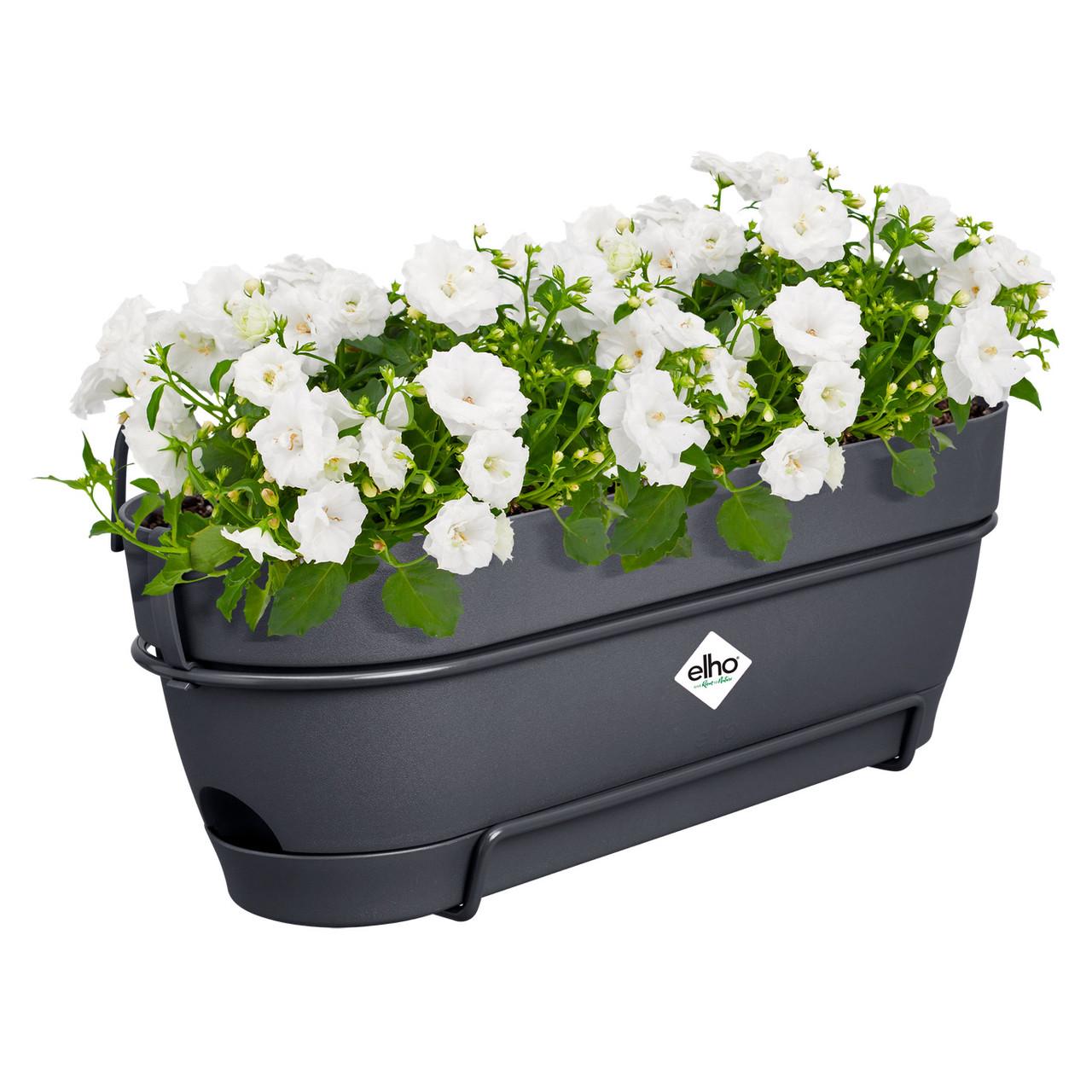 Вазон Elho Vibia Campana 50 см Антрацит (A-028919) - фото 3 Вазон Elho Vibia Campana 50 см Антрацит (A-028919) - фото 3