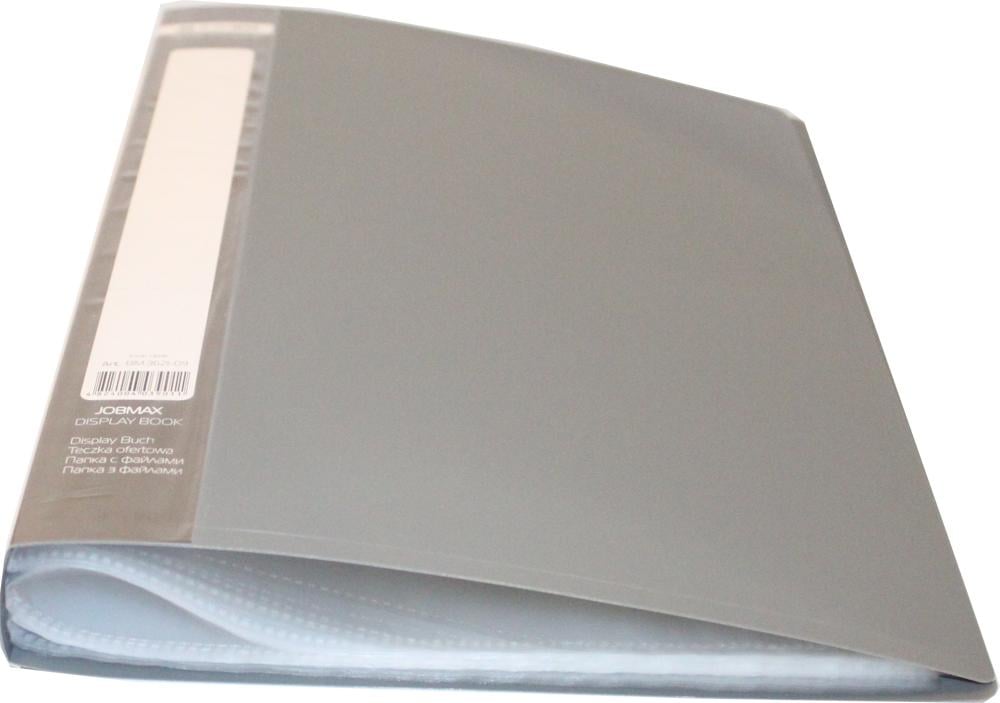 Папка Buromax с 60 файлами А4 полипропилен Серый (BM.3621-09) Папка Buromax с 60 файлами А4 полипропилен Серый (BM.3621-09)