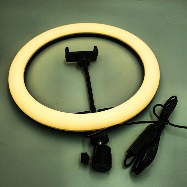 Кільцева лампа Ring Fill Light 30 W 30 см J30 з тримачем + штатив-трипод 200 см - фото 7