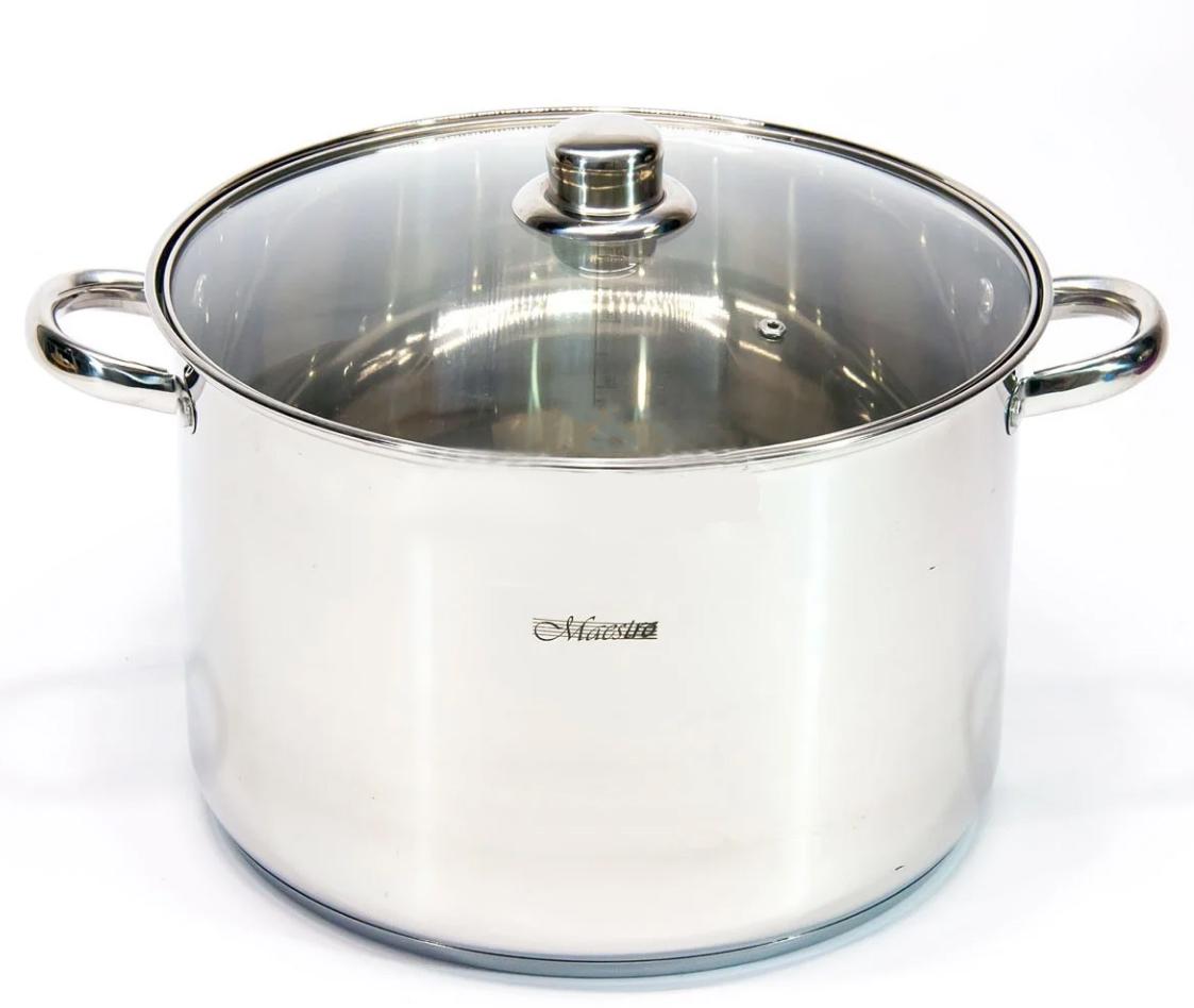 Каструля з кришкою Maestro MR-3517-18 18 л (14383290)