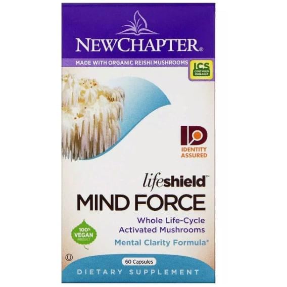 Комплекс для профілактики роботи головного мозку New Chapter LifeShield Mind Force 60 Caps (NC0241)