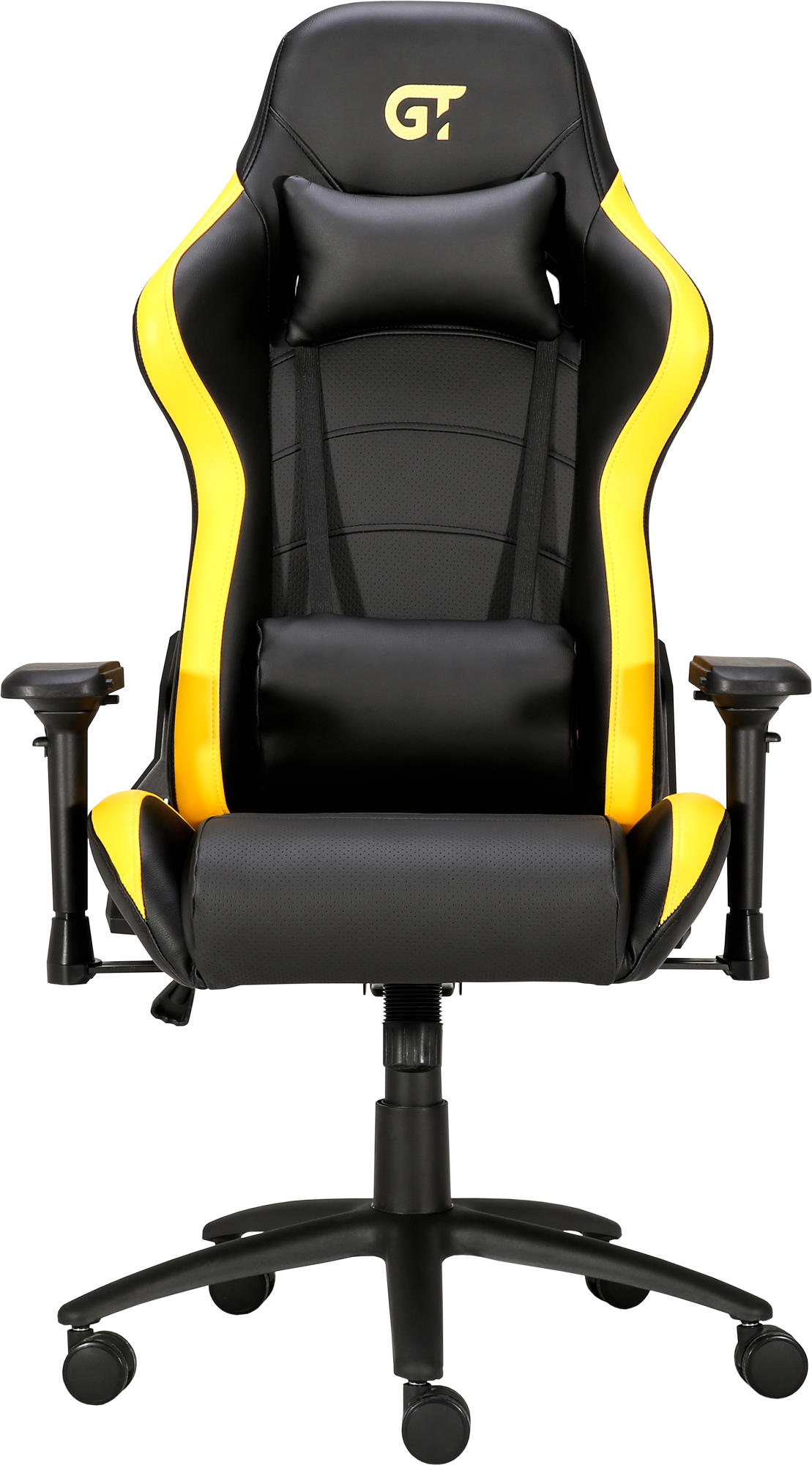 Кресло геймерское GT Racer X-2546MP Black/Yellow