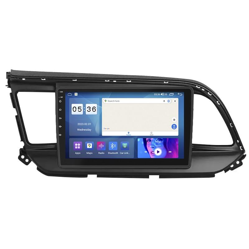 Автомагнітола Lesko для Hyundai Elantra VI AD Рестайлінг ver 2 2018-2020 4/64Gb CarPlay 4G Wi-Fi GPS Prime 9" (28525396)