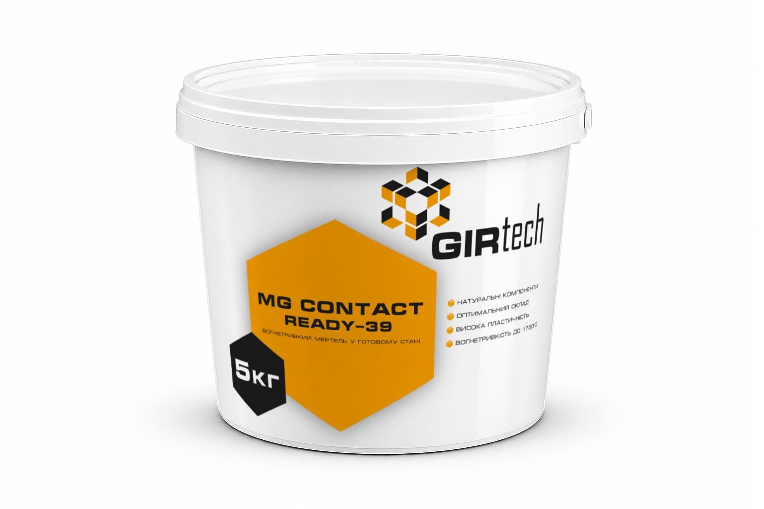 Мертель готовий GIRtech CONTACT-39 5 кг (37017743) Мертель готовий GIRtech CONTACT-39 5 кг (37017743)