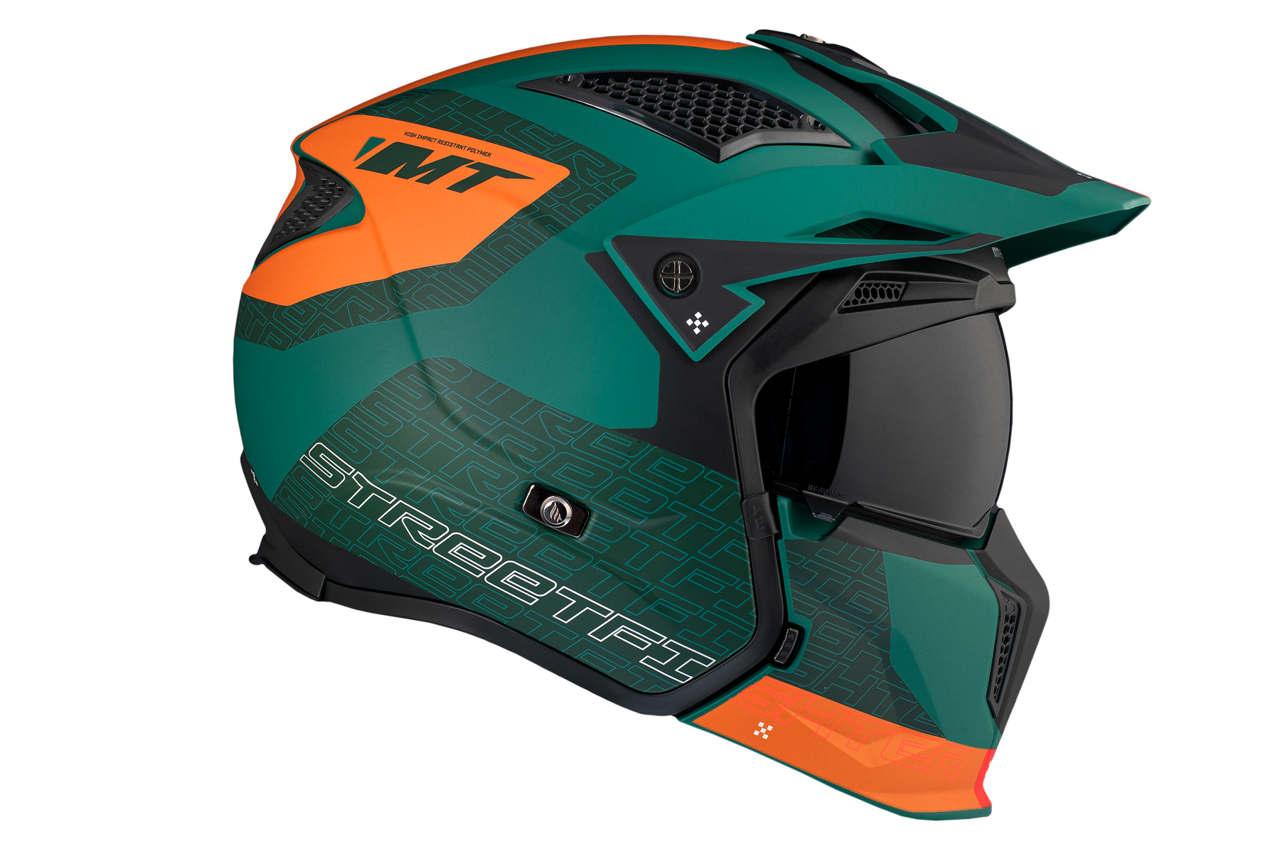 Мотошлем MT HELMETS Streetfighter SV S Totem C6 ECE2206 L Matt Green (26607) - фото 5