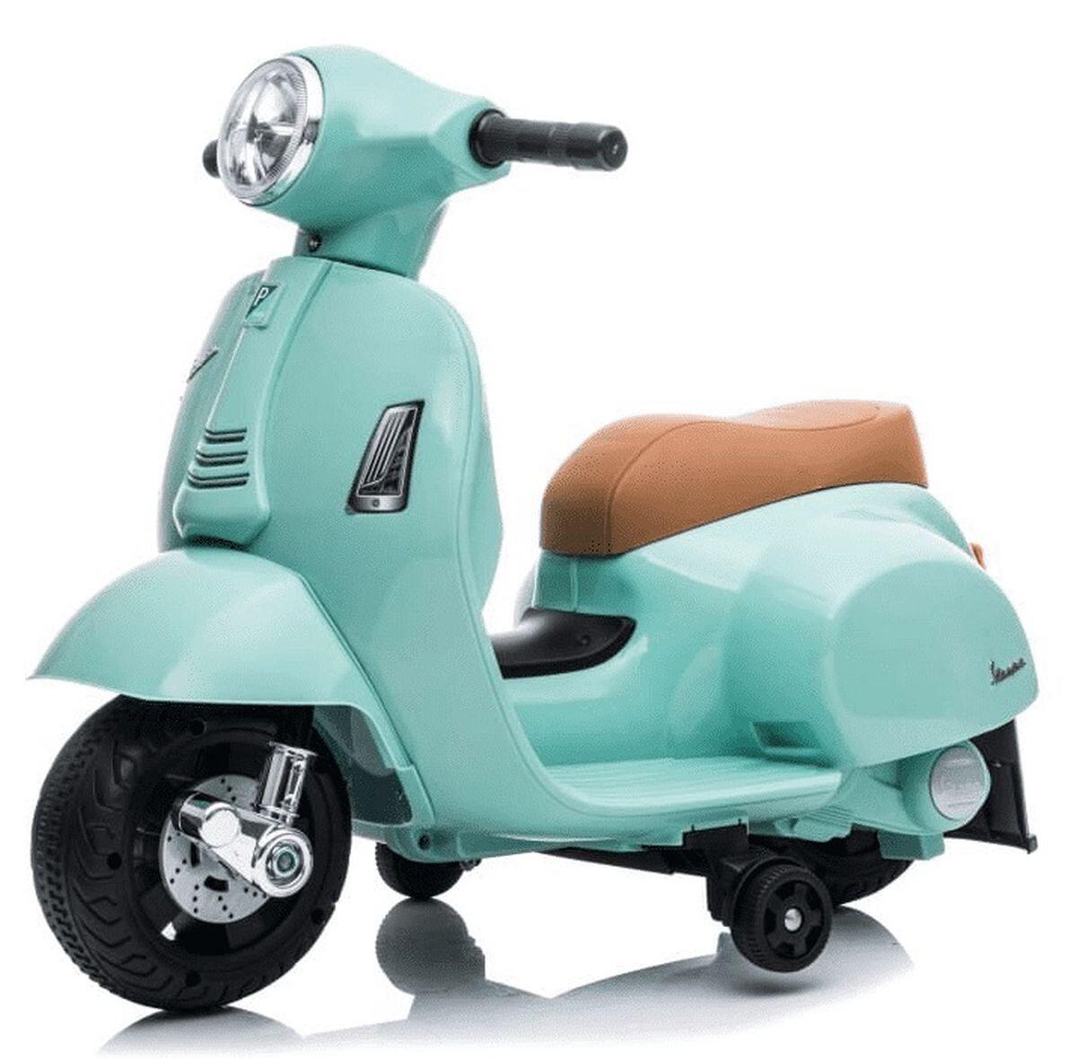 Скутер детский электрический Sun Baby Scooter Vespa Бирюзовый - фото 6