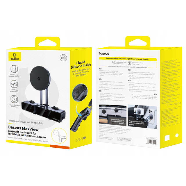 Тримач для iPhone в машину BASEUS MagSafe MaxView Magnetic на екран монітора магнітний (C40180701813-00) - фото 11 Тримач для iPhone в машину BASEUS MagSafe MaxView Magnetic на екран монітора магнітний (C40180701813-00) - фото 11