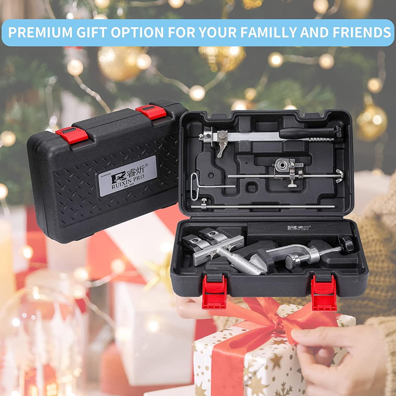 Станок для заточки ножей Ruixin PRO-V RX-009 на струбцине 360° поворотный механизм 4 камня - фото 9 Станок для заточки ножей Ruixin PRO-V RX-009 на струбцине 360° поворотный механизм 4 камня - фото 9