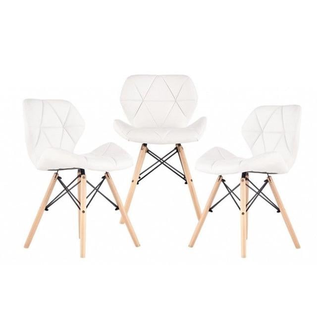 Кресло Bonro B-531 экокожа 3 шт. Белый (2455357376)