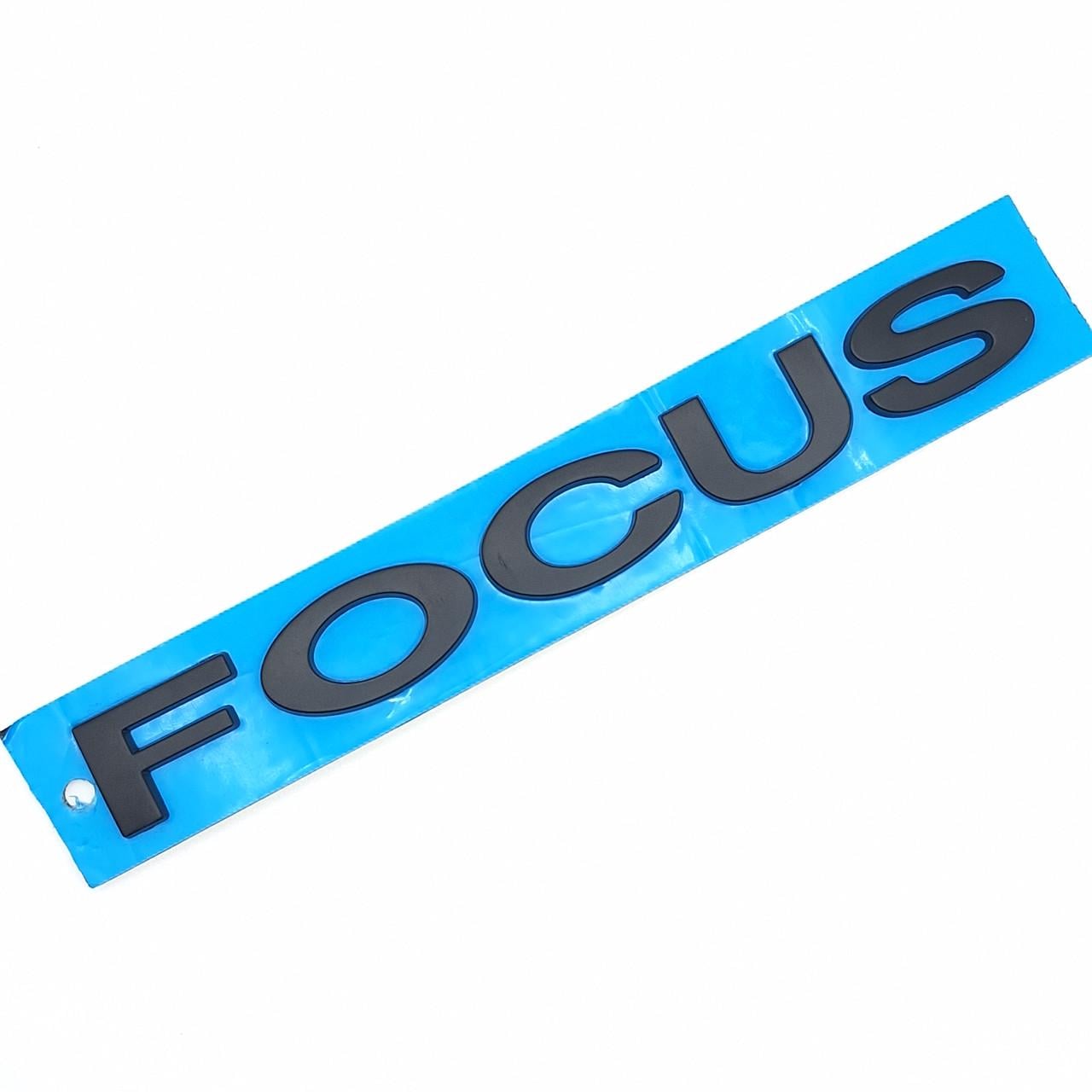 Емблема напис Focus Ford Чорний матовий (2325581033)
