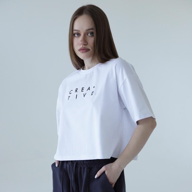 Кроп-топ женский GBI FTW-24-4 XXL Белый (14067)