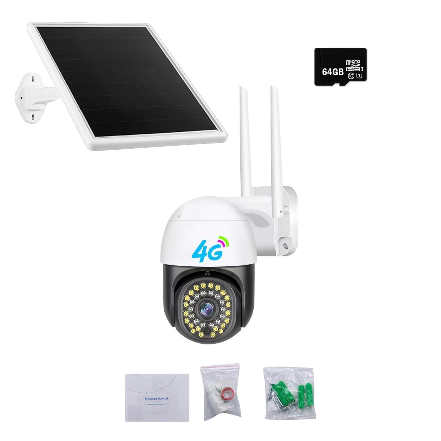 Відеокамера вулична Smart C18PROX-WiFi 4G із сонячною панеллю 4Мп Sim 360° (35047744)