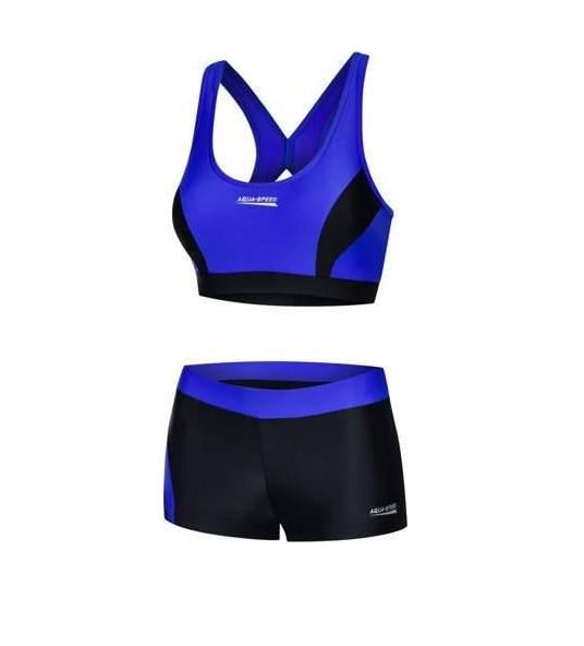 Купальник роздельный женский Aqua Speed FIONA 6461 L Черный/Синий (348-14 40)