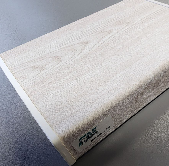 Підвіконня пластикове Fachmann ПВХ 150 мм Полярний дуб (2661169764) - фото 2 Підвіконня пластикове Fachmann ПВХ 150 мм Полярний дуб (2661169764) - фото 2