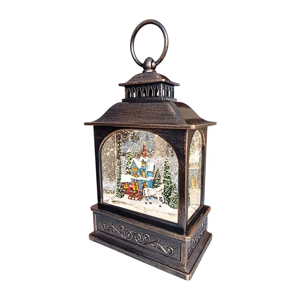 Нічник XMAS WDL-24072D LED на батарейках Коричневий (GR-05002) - фото 4