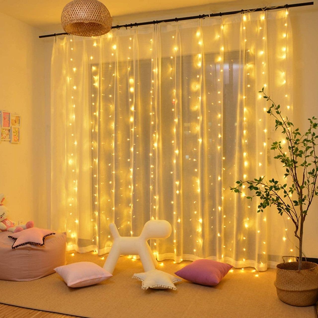 Гирлянда-водопад на елку Copper WW-9 2,2х2 м 200 Led Теплый белый (1010223-White)