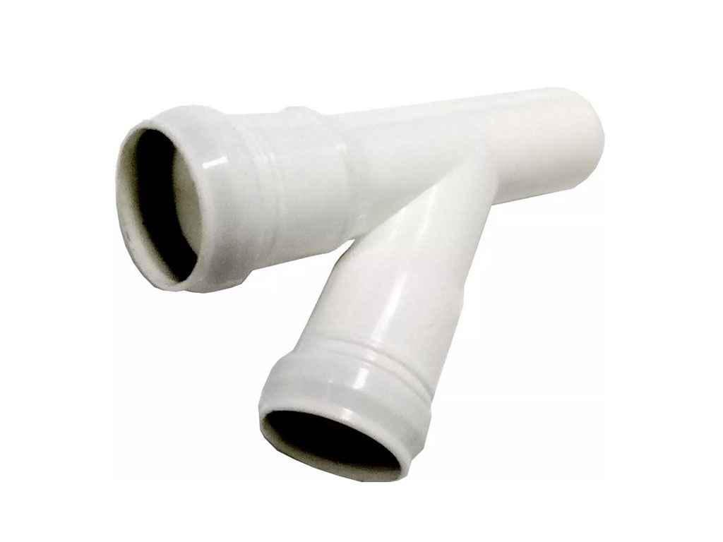 Тройник Grandi Therm d 32 45° Белый (983161)